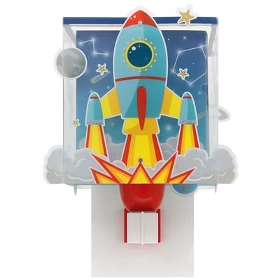 Kids Wall Sconce E27x1 Rocket