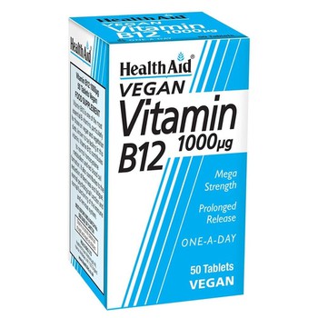 HEALTH AID VITAMIN B12 50 TABS