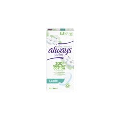 Always Dailies Cotton Protection Σερβιετάκια Large 32 τεμάχια