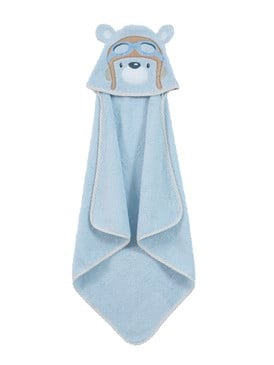 Hooded Towel - Boy's World