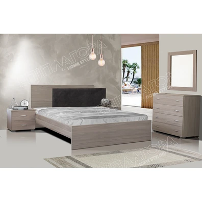 Σετ Κρεβατοκάμαρας 5τμχ. Amarylis Sofa Agora  Μελα