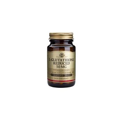 Solgar L-Glutathione 50mg Συμπλήρωμα Διατροφής Για Αποτοξίνωση & Καλή Υγεία Του Ήπατος 30 φυτικές κάψουλες