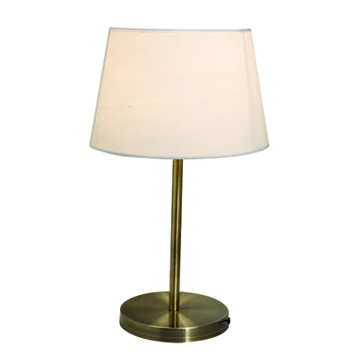 Lmp-411/002 Dora Table Lamp Bronze With White Shad