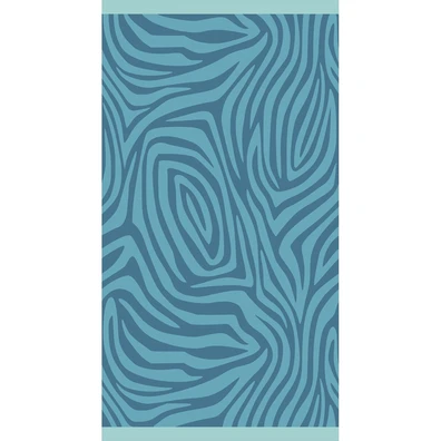 Πετσετα Θαλασσης Zebra Blue (86χ160)