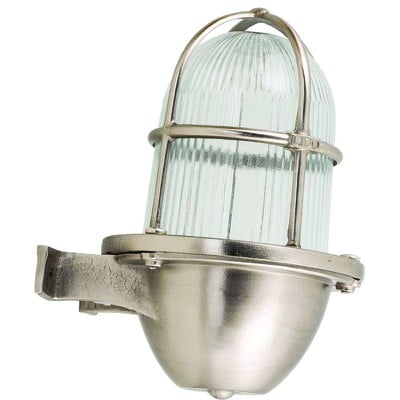 Outdoo Wall Light Brass Nickel Stin 22cm Ε27 IP64 