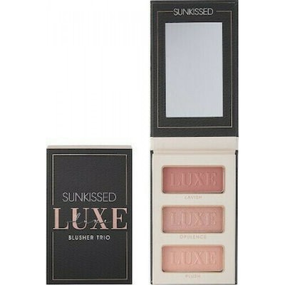 SUNKISSED Luxe Blusher Trio Παλέτα Με Ρουζ 3x3.2g