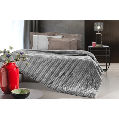 Σετ 2τμχ Κουβέρτα Smoothie Anthracite 220x240 guy 