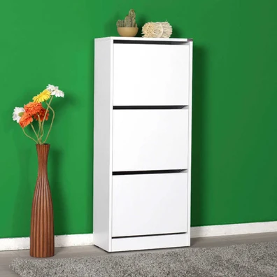 Παπουτσοθήκη για 12 Ζευγάρια 51x26x119cm White Fid
