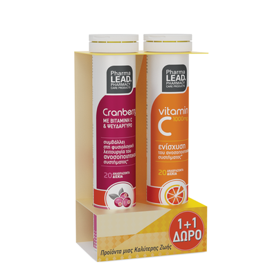 Pharmalead Cranberry 20 Αναβράζοντα Δισκία Φρούτα 