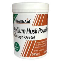 Health Aid Psyllium Husk Fibre Powder 300gr - Συμπ