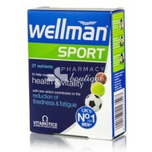 Vitabiotics WELLMAN SPORT - αθλητές, 30 tabs