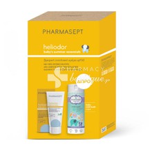 Pharmasept Σετ Heliodor Baby's Summer Essentials - Heliodor Baby Sun Cream SPF50 - Βρεφική Αντηλιακή Κρέμα, 100ml & Δώρο Baby Mild Bath - Αφρόλουτρο, 250ml