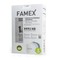 FAMEX Face Mask FFP2 (KN95) - Γκρι, 10τμχ.
