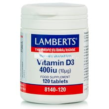 Lamberts Vitamin D3 400iu (10μg), 120tabs