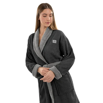Μπουρνούζι duo Noir Medium guy Laroche  100% Cotto