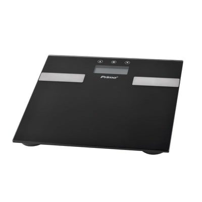 Body Scale With Fat Measuring 180Kg Glass Black