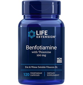 Life Extension Benfotiamine with Thiamine 100 mg, 
