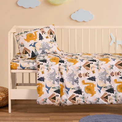 Παπλωματοθηκη Κουνιας Explorer Blue Baby Line (110