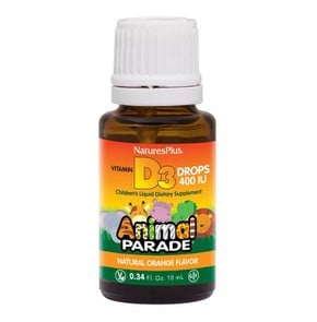 Natures Plus Animal Parade Vitamin D3 200IU Drops,