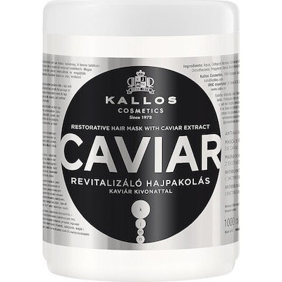KALLOS Hair Mask Caviar - Επαγγελματική Μάσκα Μαλλιών Με Χαβιάρι 1000ml