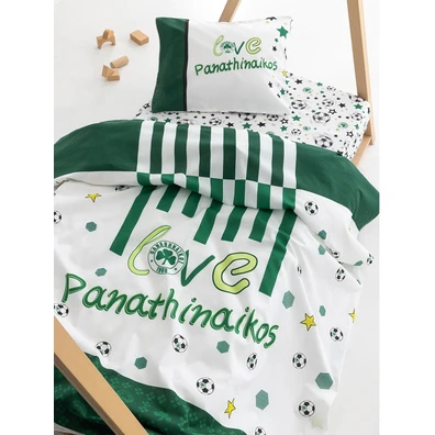 Σετ Σεντόνια Κούνιας Panathinaikos F.c. 130x170 Fc