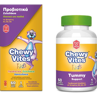 CHEWY VITES Tummy Support Προβιοτικά Για Παιδιά 60 Ζελεδάκια