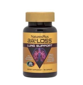 Nature's Plus Ageloss Lung Support Εξουδετερώνει τ