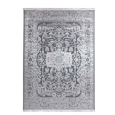 Χαλί Lotus Summer 2927 Black Grey Royal Carpet