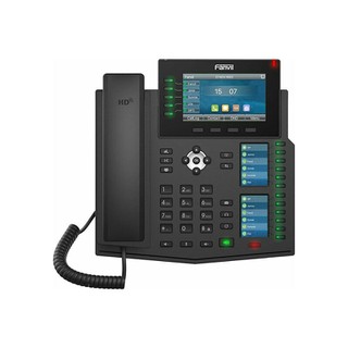 Fanvil Telephone Device IP 20 lines Black X6U