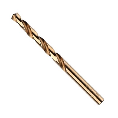 Cobalt Iron Drill Gold Plated Hss Co Din388 10X133