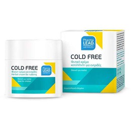 Pharmalead Cold Free Herbal Cream Φυτική Κρέμα Σώματος Εντριβών για Αντιμετώπιση του Κρυολογήματος, 40ml
