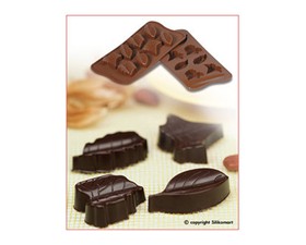 Silikomart Φόρμα Σιλικόνης Nature για 8 Σοκολατάκια
