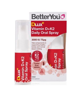 Better You DLux+ Vitamin D & K2 Daily Oral Spray, 