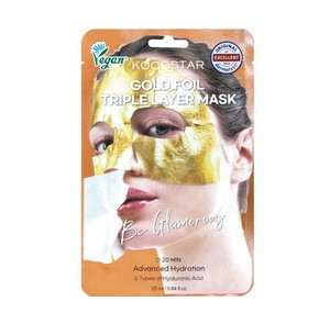 Kocostar Premium Gold Foil Triple Layer Mask, 25ml