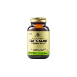 Solgar Cat's Claw Inner Bark Extract Nutritional Supplement Antioxidant & Anti-Inflammatory Immune Boosting Properties 60 Herbal Capsules