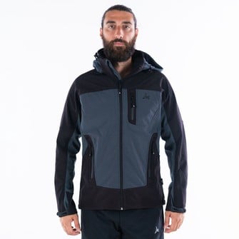 Jacket Softshell Himalaya II, Μαύρο/ Γκρι