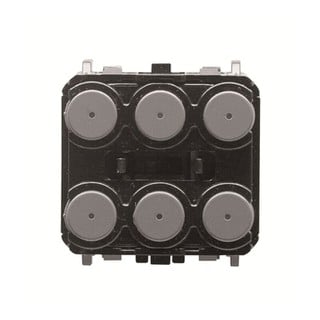Multifunction Button 6 Gangs KNX with Bus Coupler 