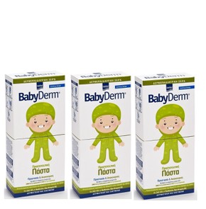 3x Babyderm Protective Paste - Πάστα Ανακούφισης &