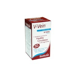 Health Aid V-Vein Nutritional Supplement For Rested Legs Without Heaviness & Swelling 60 tablets