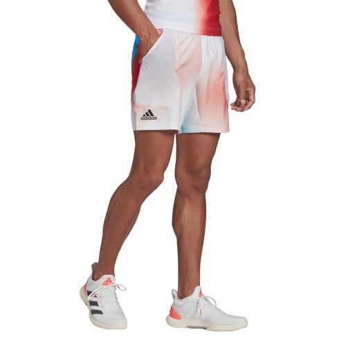 adidas men melbourne tennis ergo printed 7-inch sh