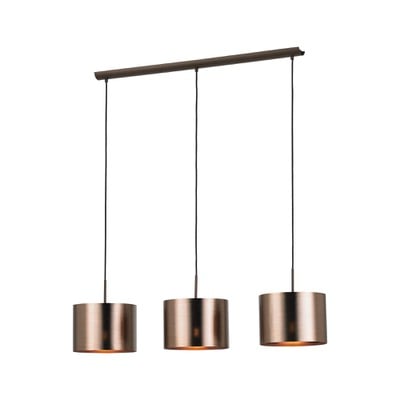 Pendant Light Saganto Brown/Copper 3Xe27