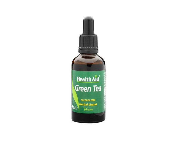 HEALTH AID GREEN TEA HERBAL LIQUID (ALCOHOL FREE) 50ML
