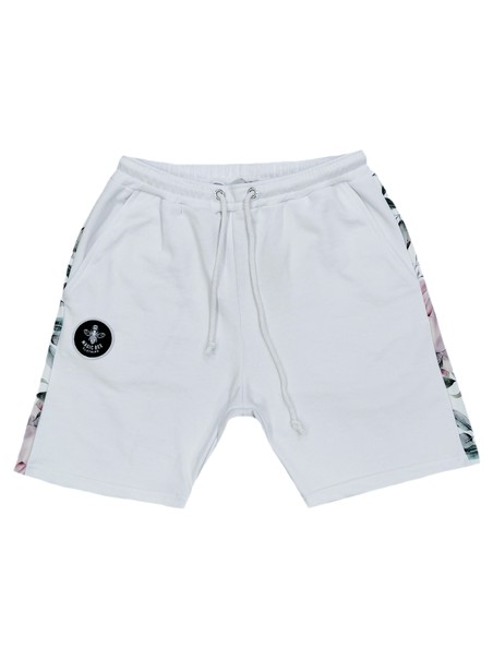 MAGIC BEE CLOTHING WHITE FLORAL SHORTS