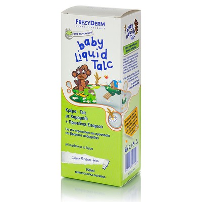 FREZYDERM Baby Liquid Talc Κρέμα Για Την περιποίηση Της Βρεφικής Επιδερμίδας, 150ml
