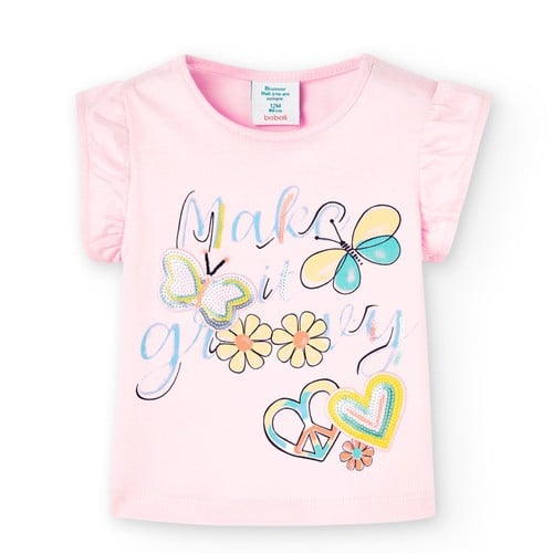 Boboli Knit t-Shirt "butterfly" for baby girl (216