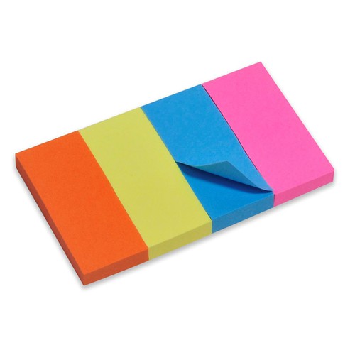 Sticky Notes Në 4 Ngjyra 4.4x2 Cm 4x60 Fletë