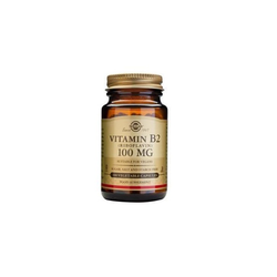 Solgar Vitamin B2 Συμπλήρωμα Διατροφής 100 mg (Riboflavin) 100 Φυτοκάψουλες