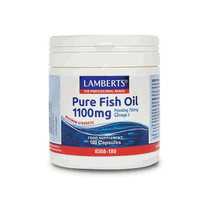 LAMBERTS Pure fish oil 1100mg υψηλής ισχύος & μέγι