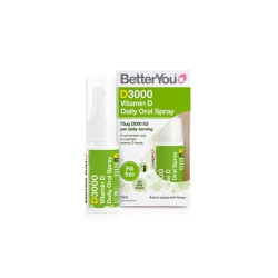 BetterYou DLUX 3000 D3 Oral Spray Συμπλήρωμα Διατροφής Με Βιταμίνη D Με Ευχάριστη Γεύση Μέντας 15ml