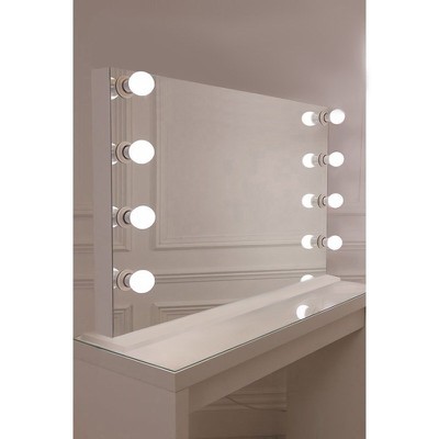 Καθρέπτης τοίχου 90x70 με φωτισμό για μακιγιάζ Hol